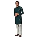 Manyavar Men's Embroidered Kurta Set (2pcs)