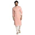 Manyavar Men39s Hand Embroidered Kurta Set 2pcs