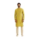 Manyavar Men39s Art Silk Blend Jacquard Kurta