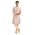 Manyavar Men39s Art Silk Blend Jacquard Kurta