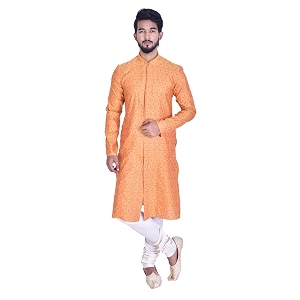 Manyavar Mens Blended Banded Collar