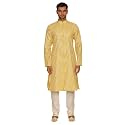 Manyavar Men39s Blended Banded Collar
