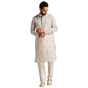 Manyavar Men39s Blended Linen Elegant Kurta 1pc