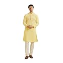 Manyavar Men39s Chikankari Kurta Set 2pcs