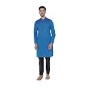 Manyavar Men's Viscose Embroidery|Sequins Work Kurta Set (2pcs)