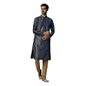 Manyavar Men39s Jacquard Hand Embroidered Kurta Set