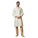 Manyavar Men39s Jacquard Self Patterned Kurta Pyjama