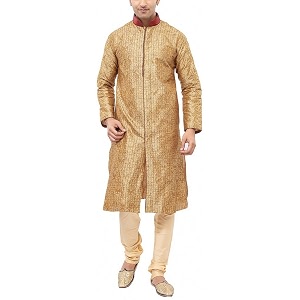 Manyavar Mens Silk Kurta Pyjama