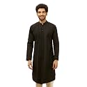 Manyavar Men39s Spandex Textured Kurta 1pc