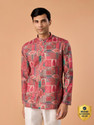 MANYAVAR Men Printed Straight Kurta