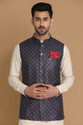 MANYAVAR Sleeveless Printed Men Jacket