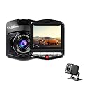 Dual Dash Camera for Car Front and Rear 1080P Full HD with Night Vision | WDR | G-Sensor | Loop Recording | Motion Detection | 170° Wide-Angle Dashcam | 128GB SD Card Support |