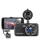 Dual Dash Camera for Car Front and Rear 1080P Full HD with Night Vision | WDR | G-Sensor | Loop Recording | Motion Detection | 170° Wide-Angle Dashcam | 128GB SD Card Support |