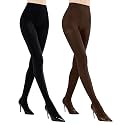 MANZI Run Resistant Control Top Panty Hose Opaque Tights
