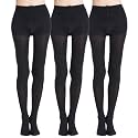 MANZI Run Resistant Control Top Panty Hose Opaque Tights