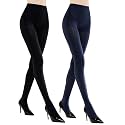 MANZI Run Resistant Control Top Panty Hose Opaque Tights