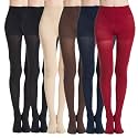MANZI Run Resistant Control Top Panty Hose Opaque Tights