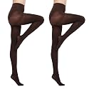 MANZI Run Resistant Control Top Panty Hose Opaque Tights