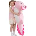 MaoGoLan 47 Inch Giant Axolotl Stuffed Animal, Salamander Plush Pillow