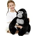 MaoGoLan Big Gorilla Stuffed Animal,23.6" Giant Gorilla Plush Toy,Soft and Cuddly Companion Plushie Gift for Gorilla Lover,Theme-Party Favor,Kids