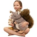 MaoGoLan Giant Squirrel Stuffed Animal, Realistic Forest Plush Gift