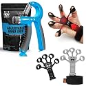 Mapache-Pack of 2- Athlete combo- Hand Gripper and Finger gripper I Tools for maximum Hand Exercises and Finger Mobility exercises, Best for Hand And Finger exercises
