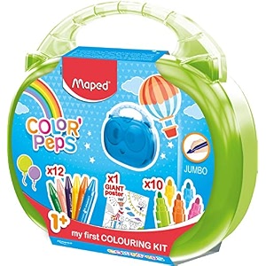 maped 897416 color39peps my first jumbo colouring activity case age 1