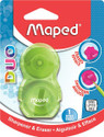Maped Pencil Sharpener & Eraser Duo (Pack of 2) Non-Toxic Eraser