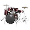 Mapex Tornado 5-Piece Drum Kit with Hardware and Cymbals, Wine Red