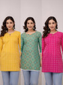 Maphaz Women Printed A-line Kurta