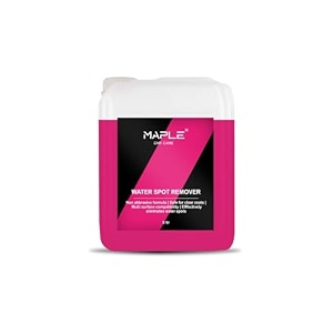 maple car care water spot remover 5 litre  non-abrasive hard water stain cleaner for cars amp bikes  removes etched marks from watermarkglass paint amp chrome  restores clear spotless shine