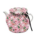 Maple Leaf Pumpkin Teapot Cozies Breakfast Warmer Portable Easy to Clean Fabric Tea Pot Cover Insulation and Keep Warm for Home Kitchen Table Thanksgiving Decor
