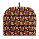 Maple Leaf Turkey Tea Cozy for Teapot Extra Thick Cozies for Party Wadding Insulated Kettle Cover for Home Kitchen Decorative Machine Washable Kettle Cover Fall Thanksgiving Decor