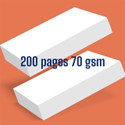 Maple multipurpose use printing drawing and school or office work Unruled A4 70 gsm Drawing Paper