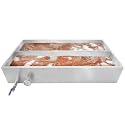 Maple Syrup Evaporator Pan, 48 x 24 x 9.4 Inch Maple Syrup Pan, 304 Stainless Steel Maple Syrup Evaporator, 47 Gallon Maple Syrup Boiling Pan with Valve and Thermometer for Home, Outdoor