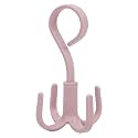 MAPPERZ Cloth Hanger 360 Degree Rotation Closet Hanging Organizer Storage Purse Rack Bag Holder Shoes Belt Hanging Scarf Tie Rack Holder- (Pack of 2)