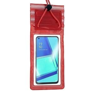 mapperz mobile phone pvc waterproof sealed rain protection pouch cover for 7 inches transparent random colour - pack of 1