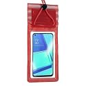MAPPERZ Mobile Phone PVC Waterproof Sealed Rain Protection Pouch Cover for 7 inches (Transparent) Random Colour - Pack of 1