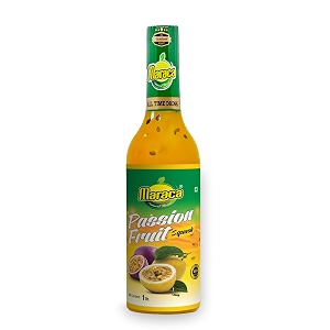 maraca passion fruit squash  passion fruit syrup-style drink concentrate  for cocktails amp mocktails  1 l