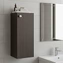 Marbin Modern Tall Storage Cabinet with Door & Shelves | Space Saving Bathroom Organizer, Bedroom Side Cabinet & Multipurpose Cupboard | Engineered Wood, 35x26x83cm Wenge Finish