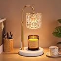 Marble Candle Warmer Lamp with Timer, Birthday Gifts for Women, Room Decor