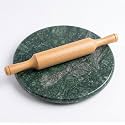 10 Inch Green Marble Chakla Belan Set, Marble Chakla, Chapati Board, Roti Maker, Rolling Pin, Roti Rolling Board, Chapati Maker, Kitchen Chakla Belan, Roti Belan Chakla Set