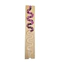 Premium Handmade Wooden Marble Run Track with 20 Colorfull Balls and Transparent Tube for Toddlers and Babies | Snaking Race Gam | Non-Toxic Beech Wood | Educational Game