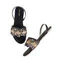 Marc Loire Women39s Embroidered and Embellished Flat