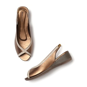 Marc Loire Womens Open Toe Block Heel