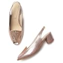 Marc Loire Women39s Peep Toe Shimmer amp