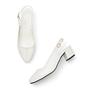 Marc Loire Womens Pointed Toe Block Heel