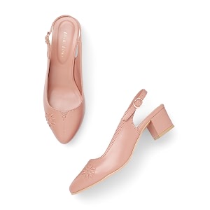 Marc Loire Womens Pointed Toe Block Heel
