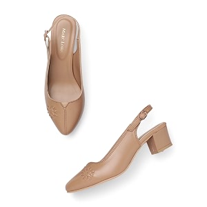 Marc Loire Womens Pointed Toe Block Heel