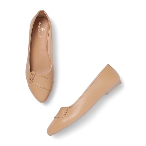 Marc Loire Womens Slip-On Flat Ballerina Shoes